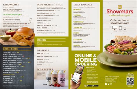 showmars gastonia|showmars breakfast menu.